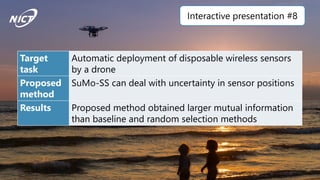 SuMo-SS: Submodular Optimization Sensor Scattering for Deploying Sensor Networks by Drones