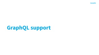 GraphQL support
 
