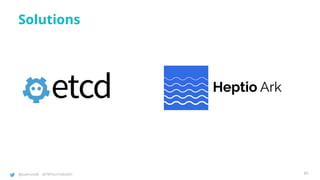 @joatmon08 @TWTechTalksNYC
Solutions
85
 