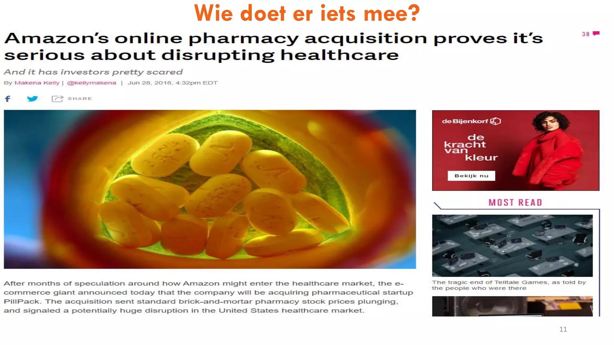 11
Wie doet er iets mee?
 