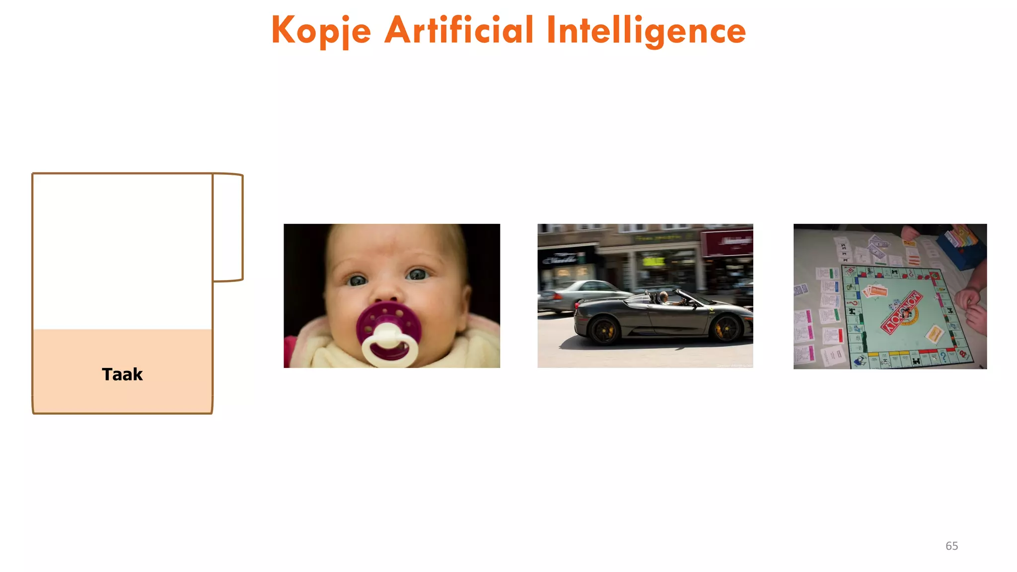 Taak
Kopje Artificial Intelligence
65
 
