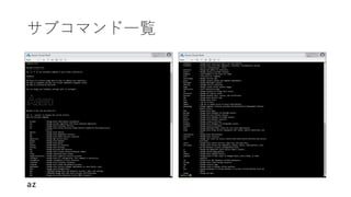サブコマンド一覧
az
 