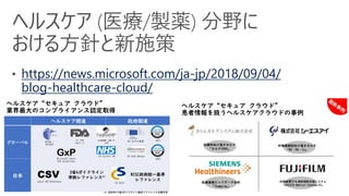 https://news.microsoft.com/ja-jp/
2018/08/30/180830-azure-
toshiba-digital-solutions/
https://www.toshiba-sol.co.jp/
news/...