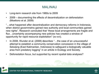 Migration and Land Use Change in the Forests Frontiers in Indonesia