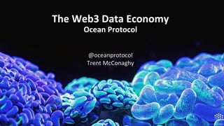 @oceanprotocol
Trent McConaghy
The Web3 Data Economy
Ocean Protocol
 