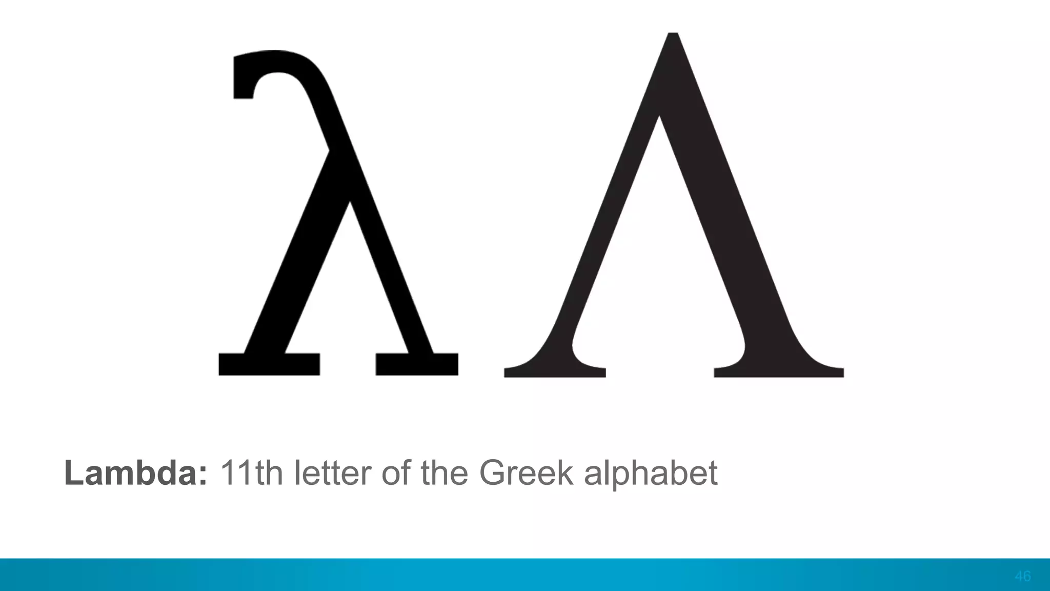 46
Lambda: 11th letter of the Greek alphabet
 
