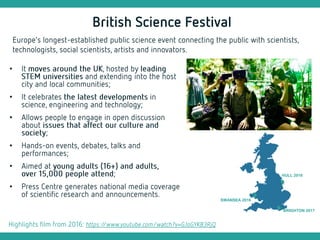 •
•
•
•
•
•
SWANSEA 2016
BRIGHTON 2017
HULL 2018
 