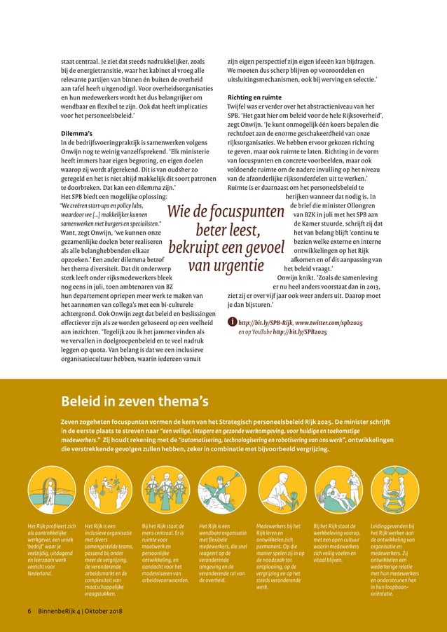 Strategisch personeelsbeleid Rijk 2025 interview BinnenbeRijk PDF