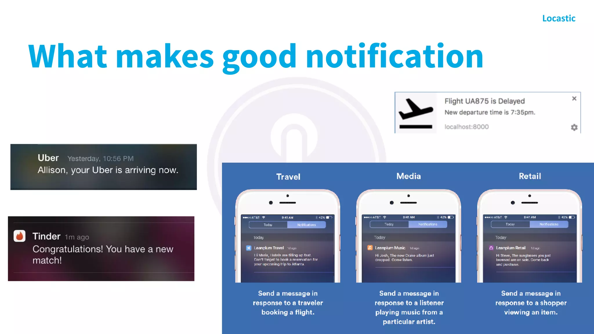 What makes good notification
 