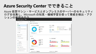 Azure Security Center でできること
 