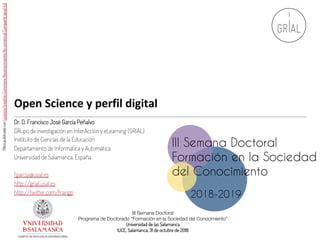 Seminario Open Science y Perfil Digital