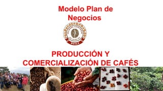 Modelo Plan de
Negocios
PRODUCCIÓN Y
COMERCIALIZACIÓN DE CAFÉS
DE ALTA CALIDAD
 
