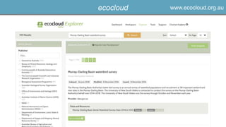 ecocloud www.ecocloud.org.au
 