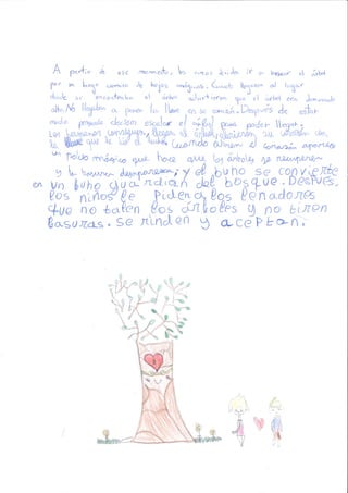 El corazón del árbol mágico.