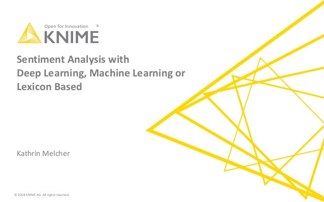 machine learning with knime
