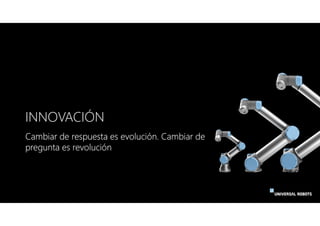 INNOVACIÓN
Cambiar de respuesta es evolución. Cambiar de
pregunta es revolución
 
