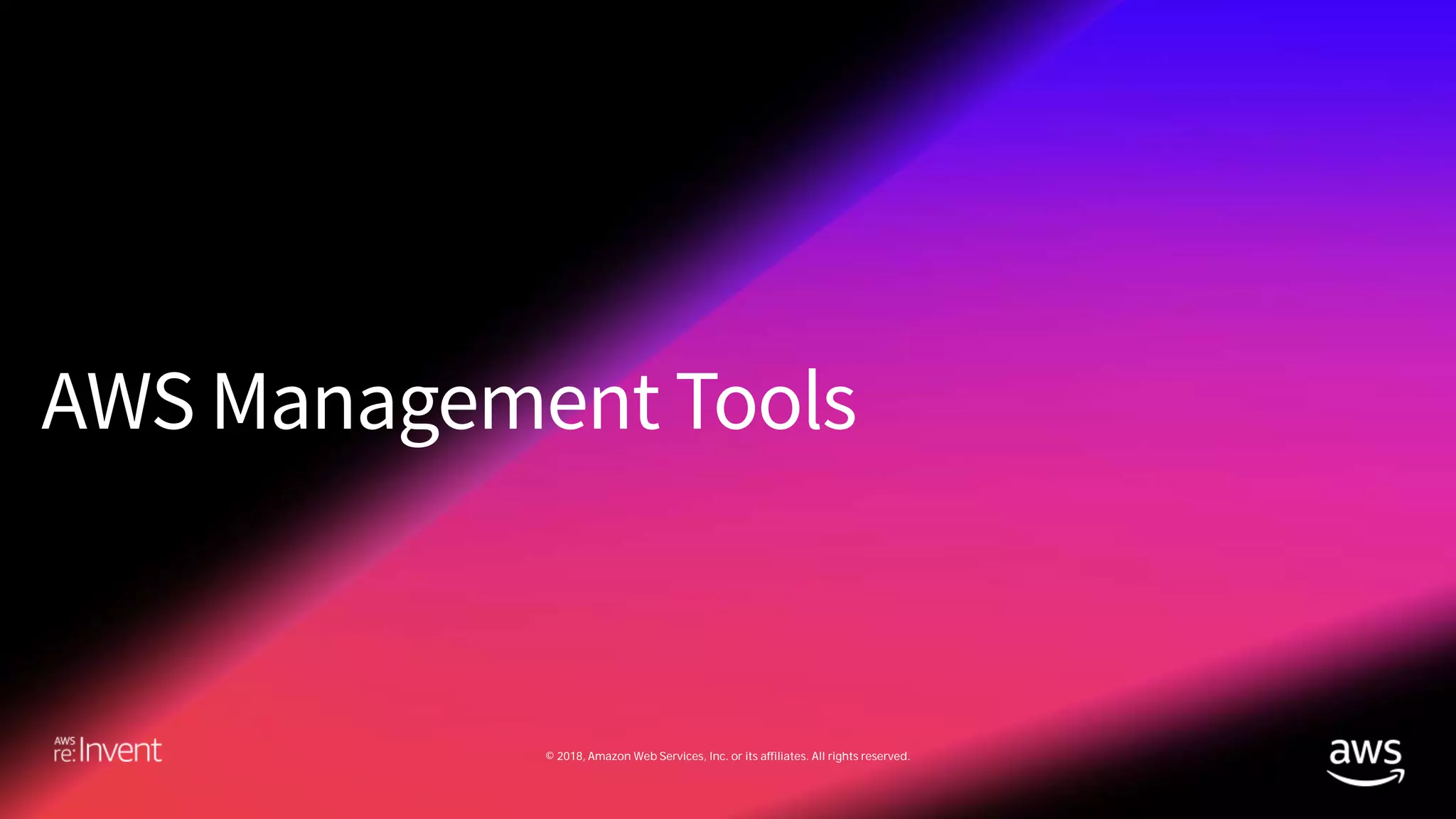 © 2018, Amazon Web Services, Inc. or its affiliates. All rights reserved.
 