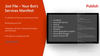 Bot Service Examples Build a Great Conversationalist | PPTX