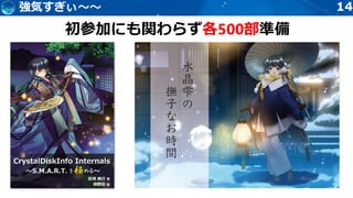 1414
初参加にも関わらず各500部準備
強気すぎぃ～～
 