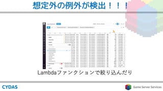 想定外の例外が検出！！！
 