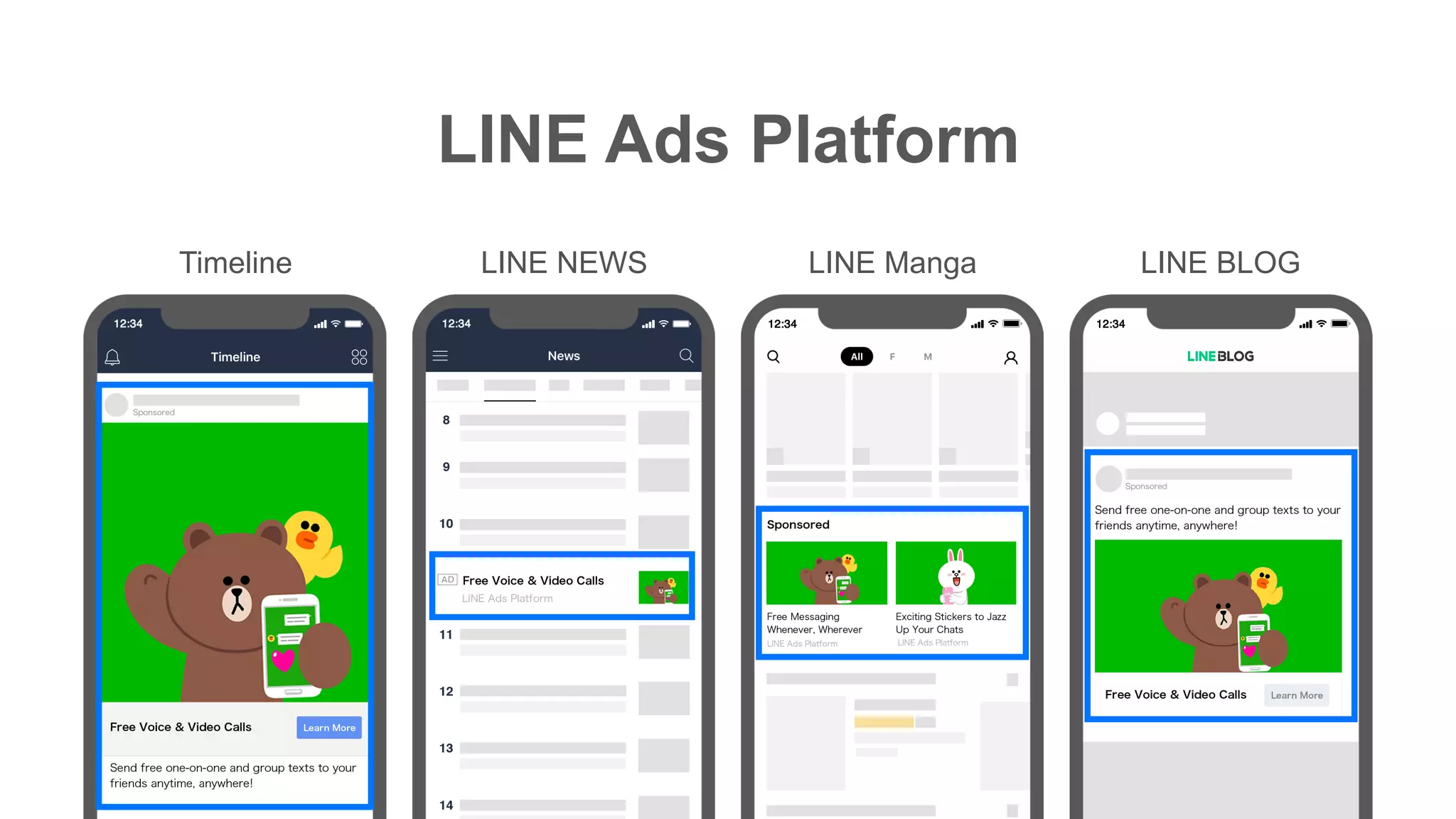 Timeline LINE NEWS LINE Manga LINE BLOG
LINE Ads Platform
 