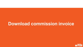 Download commission invoice
 