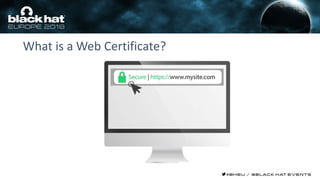 What is a Web Certificate?
 