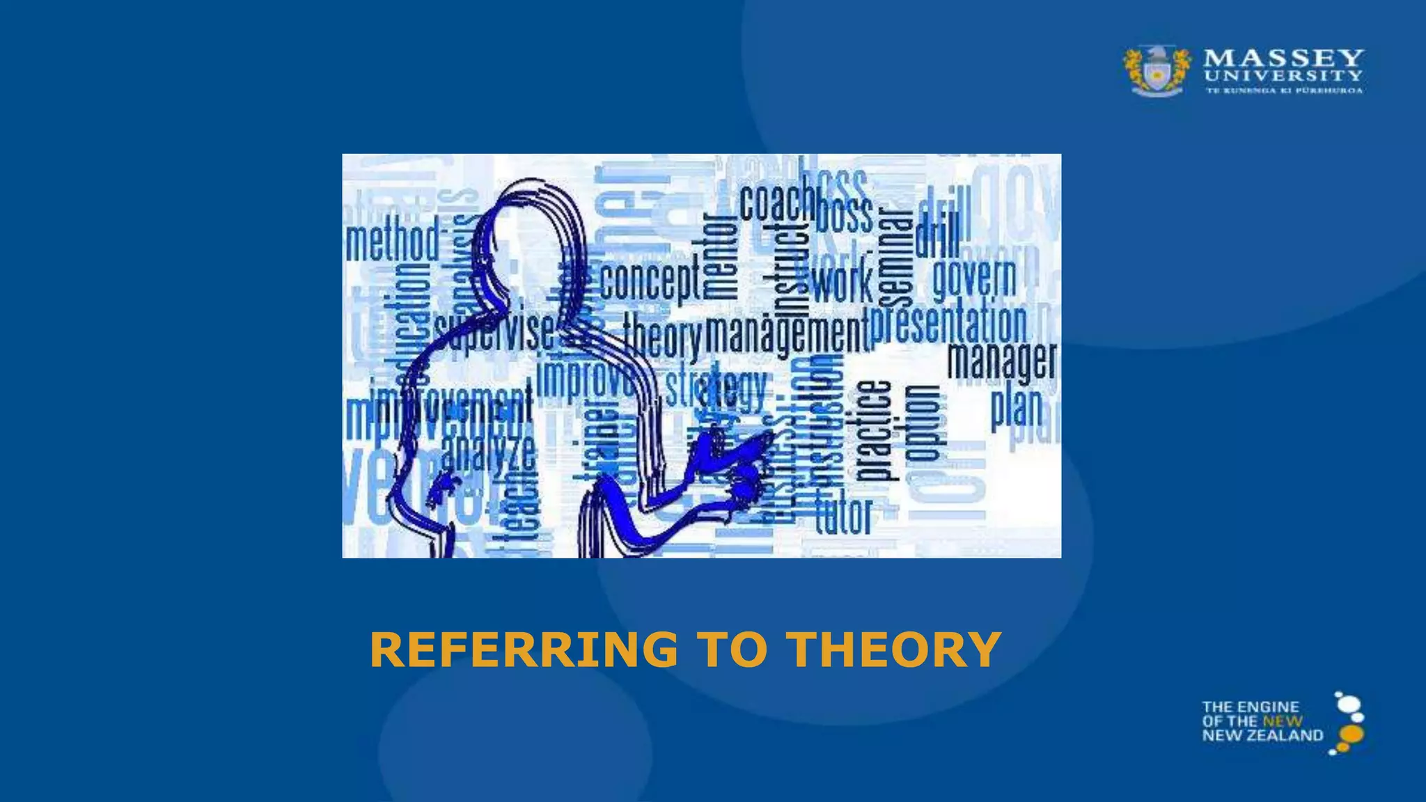 REFERRING TO THEORY
 