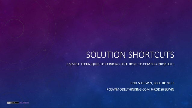 solving complex problems techniques