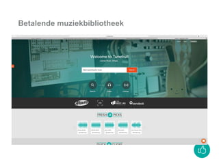 Betalende muziekbibliotheek
 
