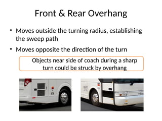 Bus Rear Overhang Safe Driving Principles- for beginners and advanced | PPTX
