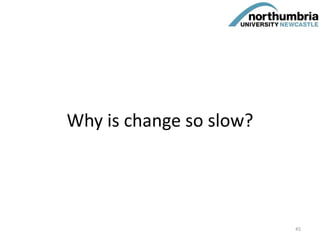 Why is change so slow?
45
 
