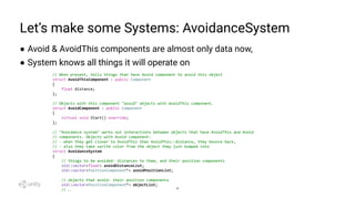 Modern Game Development with Unity: Entity Component Systems & Data ...