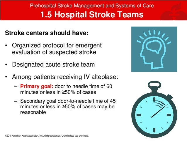 2018 Aha Asa Guideline Guidelines For The Early Management Of Patie