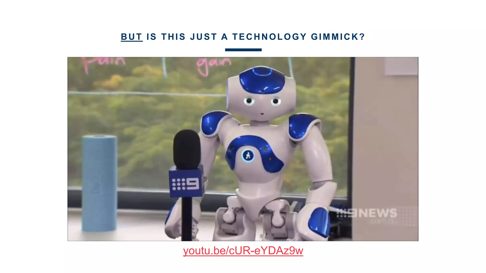 BUT IS THIS JUST A TECHNOLOGY GIMMICK?
youtu.be/cUR-eYDAz9w
 