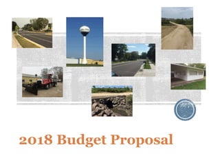 2018 Budget Proposal
 