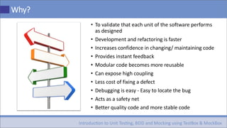 Introduction to Unit Testing, BDD and Mocking using TestBox & MockBox ...