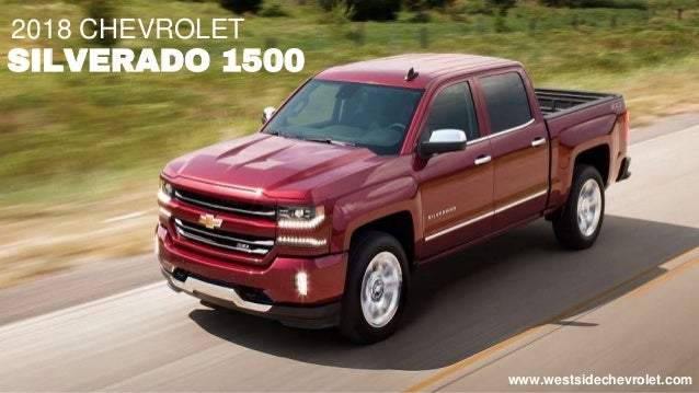 silverado truck 2018