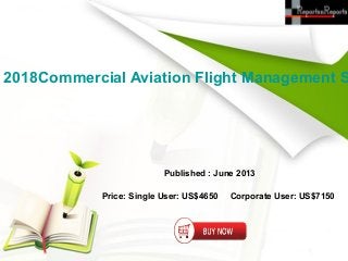 2018Commercial Aviation Flight Management S
Published : June 2013
Price: Single User: US$4650 Corporate User: US$7150
 