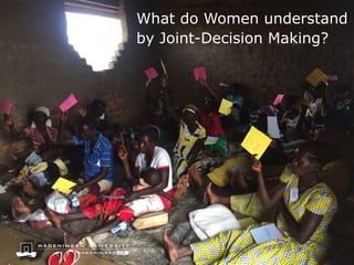 What does it mean to make a joint decision? Unpacking intra-household decision-making in agriculture
