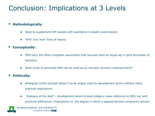 What does it mean to make a joint decision? Unpacking intra-household decision-making in agriculture