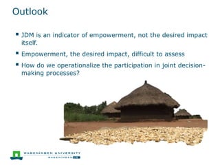 What does it mean to make a joint decision? Unpacking intra-household decision-making in agriculture