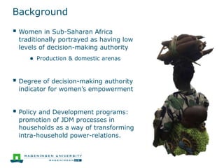 What does it mean to make a joint decision? Unpacking intra-household decision-making in agriculture