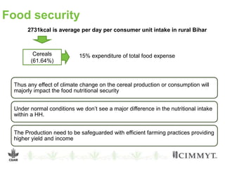 Gender knowledge for mitigating climatic risks