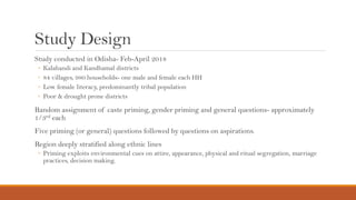 Does identity affect aspirations in rural areas? An examination from the lens of caste and gender