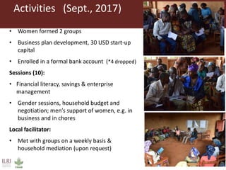 Microfinance in the margins: understanding women's financial capabilities in South Kivu, Democratic Republic of Congo