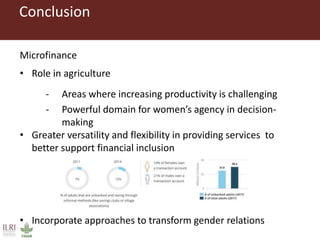 Microfinance in the margins: understanding women's financial capabilities in South Kivu, Democratic Republic of Congo