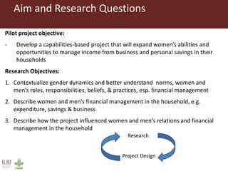 Microfinance in the margins: understanding women's financial capabilities in South Kivu, Democratic Republic of Congo