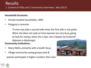 Microfinance in the margins: understanding women's financial capabilities in South Kivu, Democratic Republic of Congo