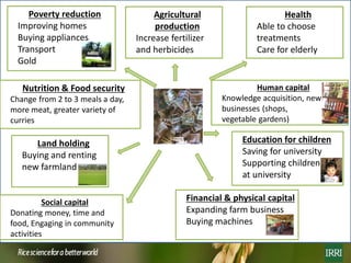 Rice farming in Myanmar: Effects of adoption of best management practices on livelihoods and food security of rural women